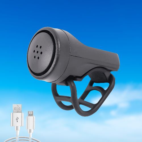 Sonnette-pour-vélo-noir-électronique