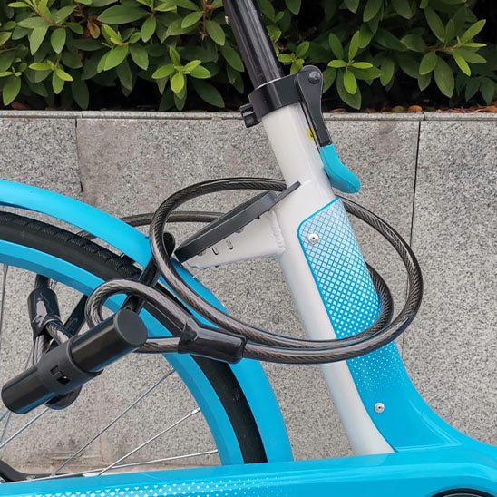 Antivol cable supplementaire velo