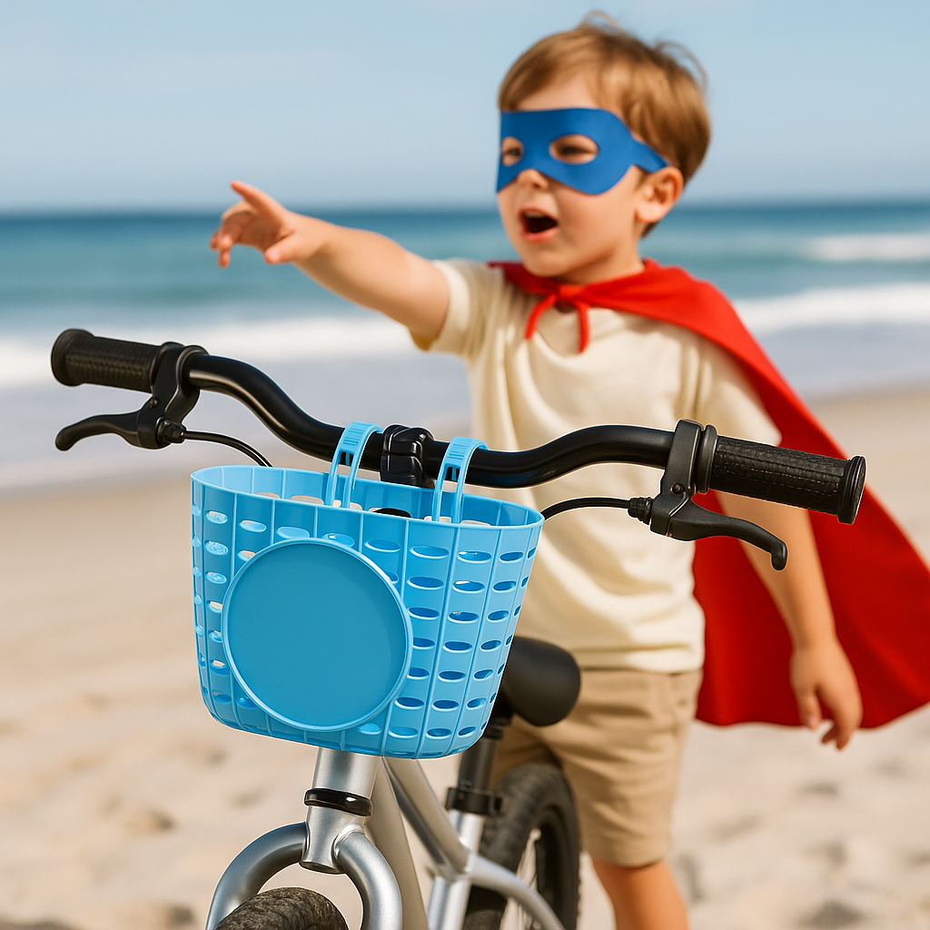 Panier-VELO-enfant-bleu-superhero