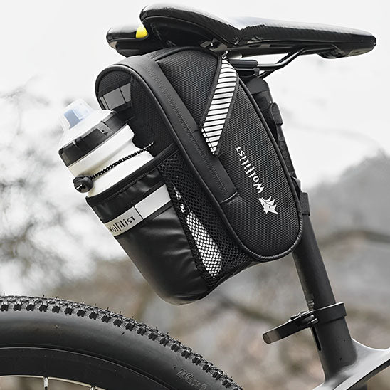 Sacoche selle velo compatible gourde 9cm