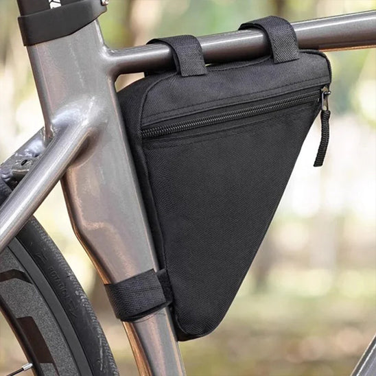 Sacoche velo de cadre gros plan
