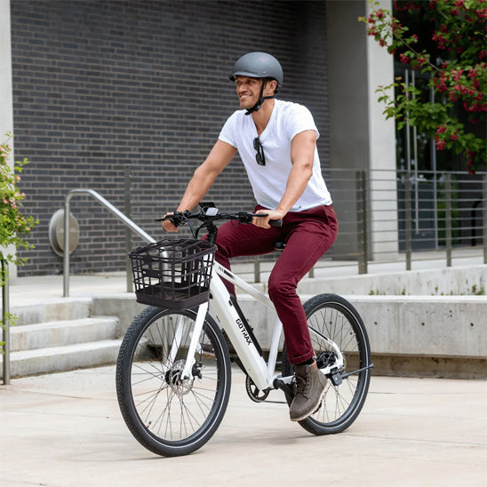 Velo panier unisexe compatible
