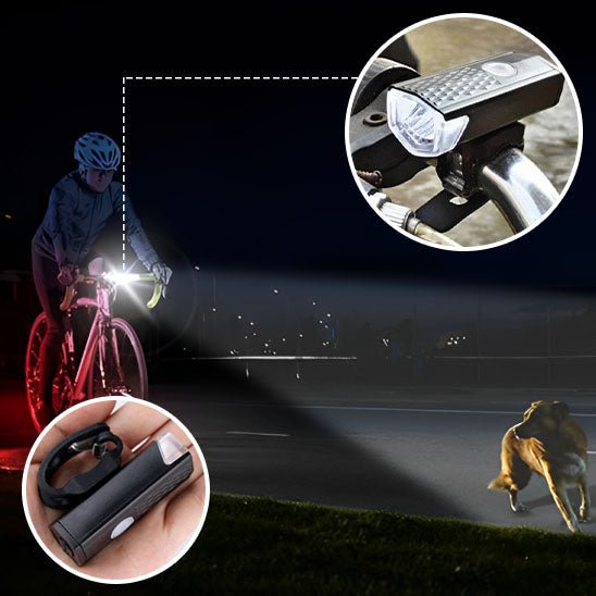 MiniLights™ - Lumière Avant/Arrière rechargeable - Velolutionnaire