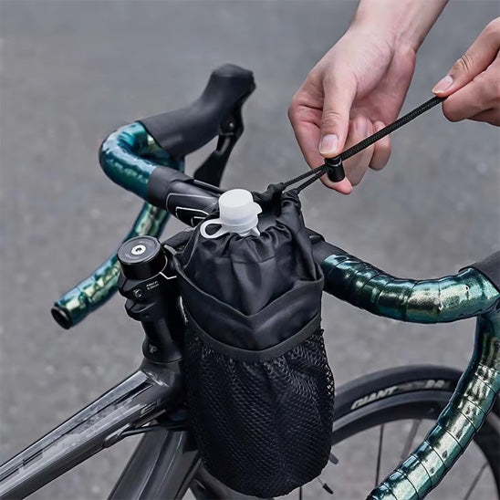 sac avant guidon systeme fermeture corde