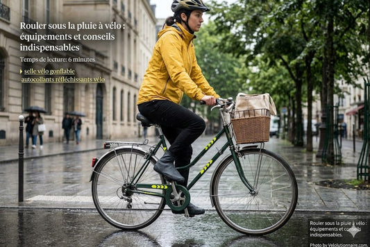 Rouler sous la pluie à vélo : équipements et conseils indispensables