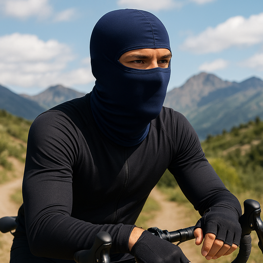 Cagoule-velo-hiver-bleu
