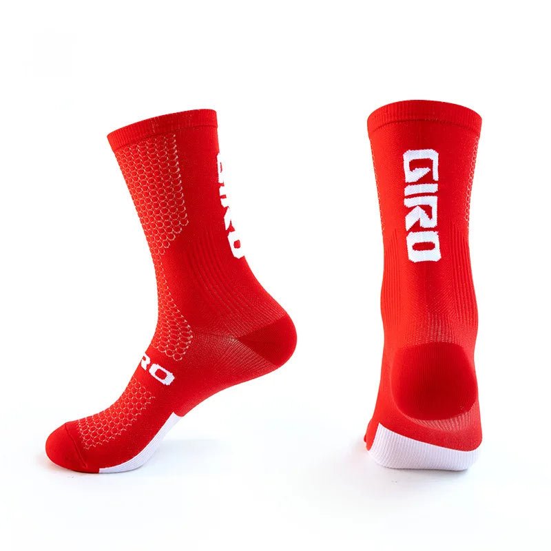 Chaussettes-sport-rouge