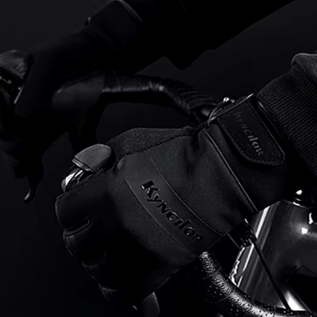 Gants-d_Hiver-pour-Velo-Noir-avec-velcro