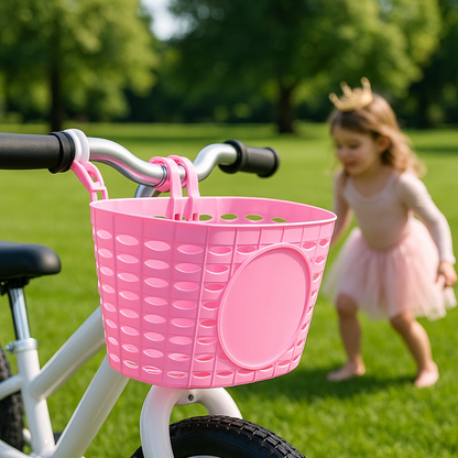 Panier-VELO-enfant-rose-princesse