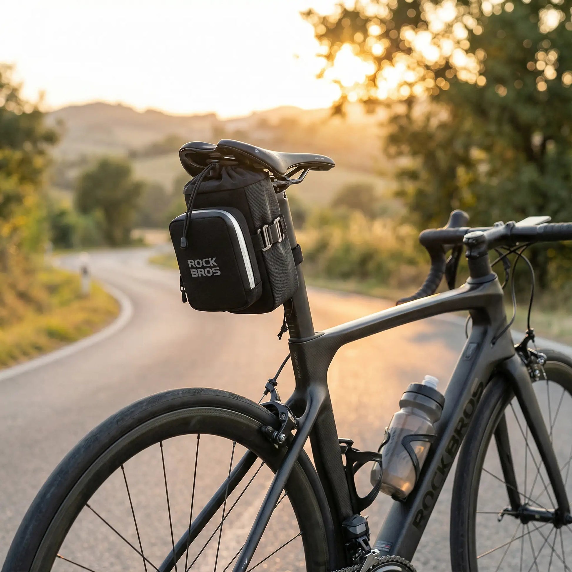 Sacoche-de-Selle-2-en-1-avec-Porte-Gourde