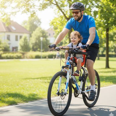 Siege velo enfant confortable pour bebe