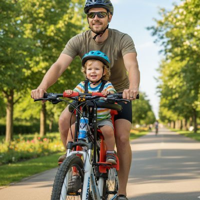 Siege velo enfant pour papa