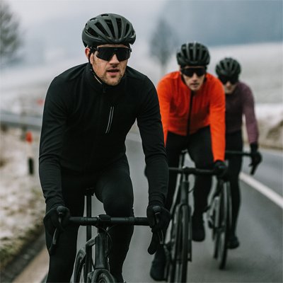 Veste-pluie-vélo noir confortable