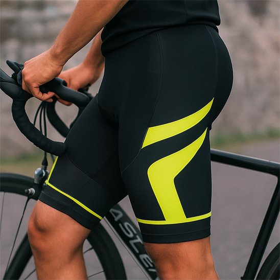Cuissard Vélo jaune 