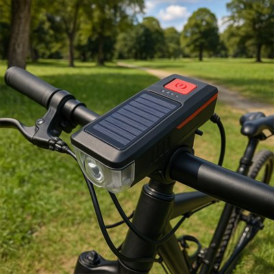 Eclairage velo solaire