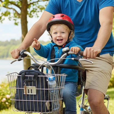 Porte bebe velo devant