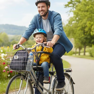 Porte bebe velo pour guidon