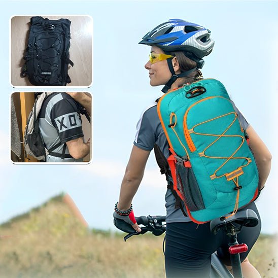 6l Sac à Dos VTT, Sac à Dos d'hy atation avec 2l Poche à Eau, Sac à Dos
