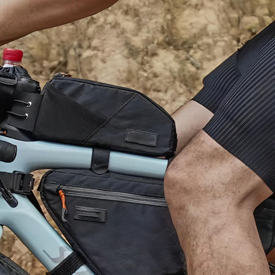 Sacoche cadre velo cyliste
