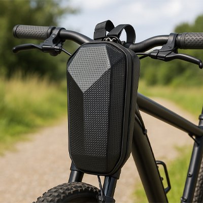 Sacoche guidon vélo velcro