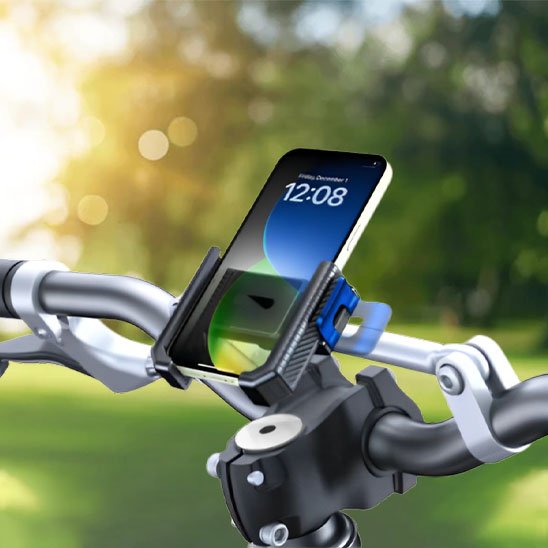 Support telephone velo pour guidon