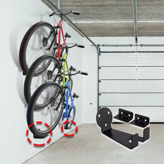 support vélo multiples