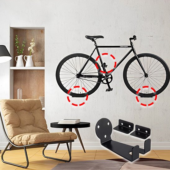 support vélo salon